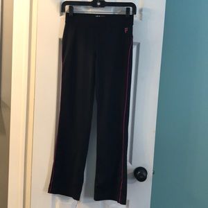 FILA Sport Large (14) Black Yoga Pants